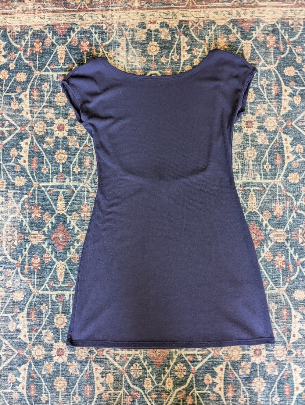 Free People Beach Navy Backless Mini Dress